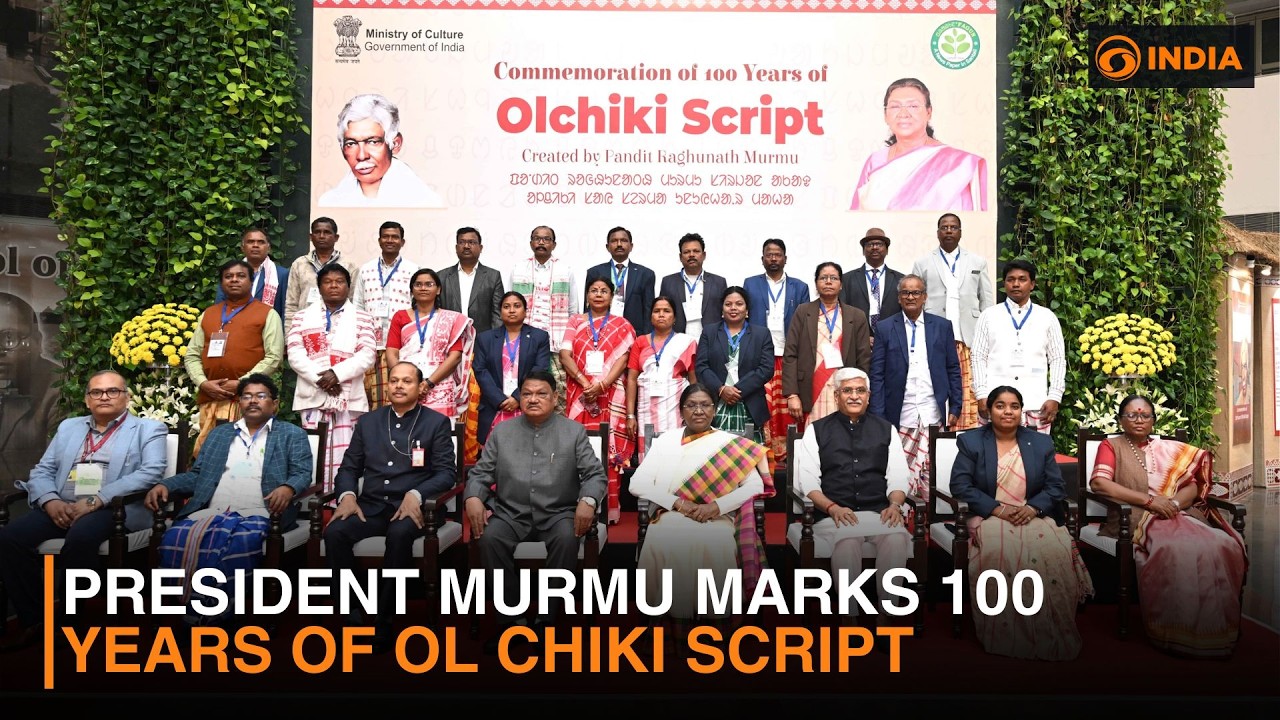 President Murmu Marks 100 Years of Ol Chiki Script