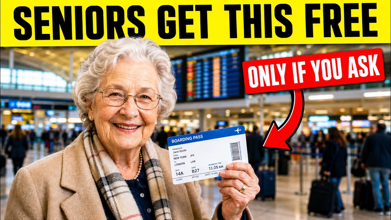 Flying After 60? 12 Perks Seniors Get for Free, But Almost Nobody Asks