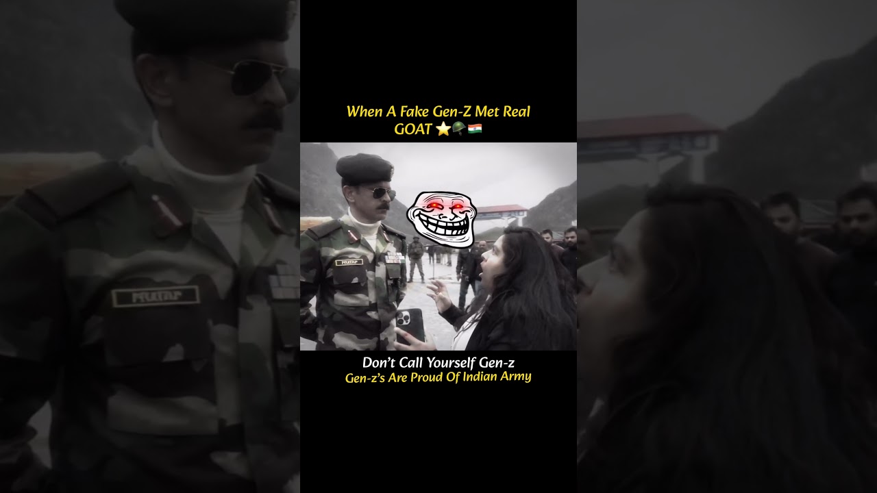 When A Fake Gen-Z meets Brigadier Rudra Pratap In Ladakh 😂🇮🇳 NEVER EVER MESS WITH INDIAN ARMY 🪖