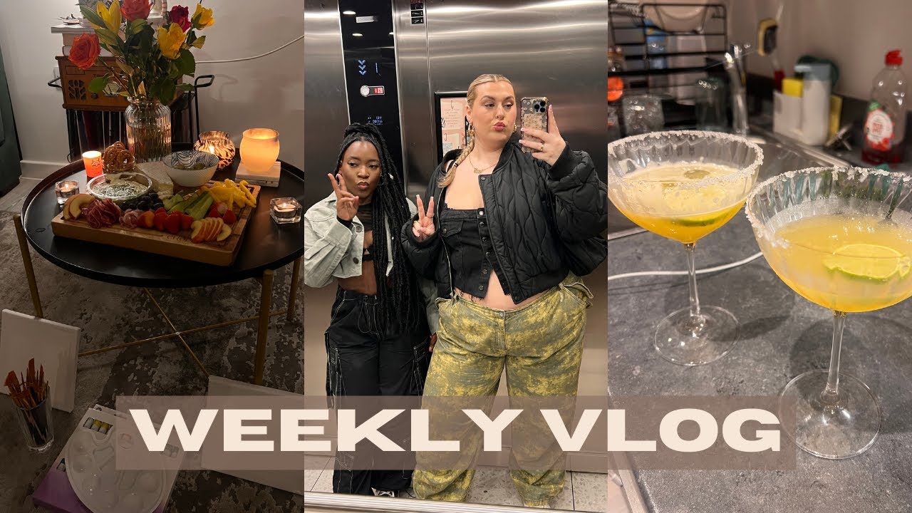 weekly vlog | concert, homeware shopping & at home date night