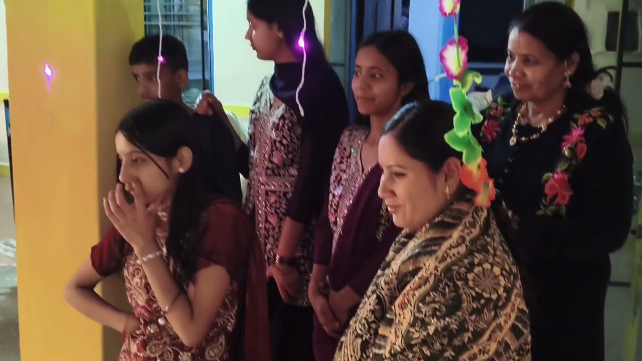 गांव की शादी में न्यूतेर पार्टी 