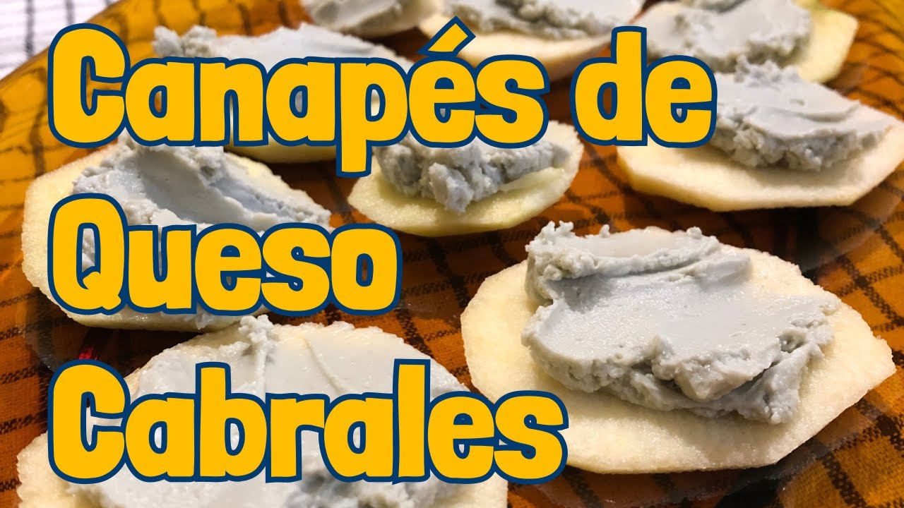 😍 CANAPÉS DE QUESO CABRALES ♥️ APERITIVOS PARA HACER EN TUS COMIDAS RÁPIDAS 😍