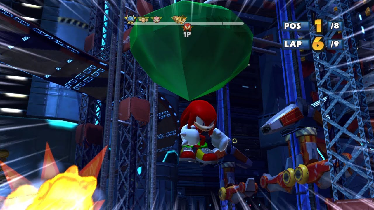 KNUCKLES Dark Arsenal 9 Laps Expert (Request) Sonic & SEGA All Stars Racing. PC 2021!