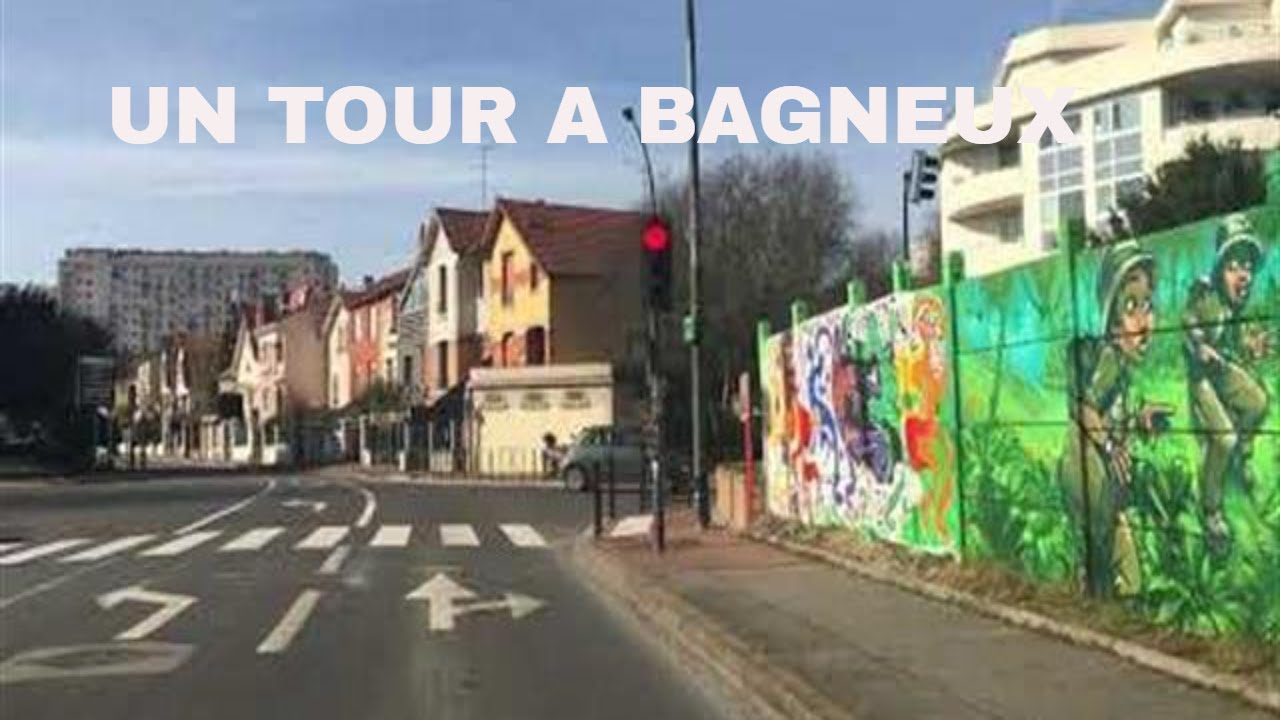 Un tour à Bagneux.Roote- 4K- Drinving- Region de france