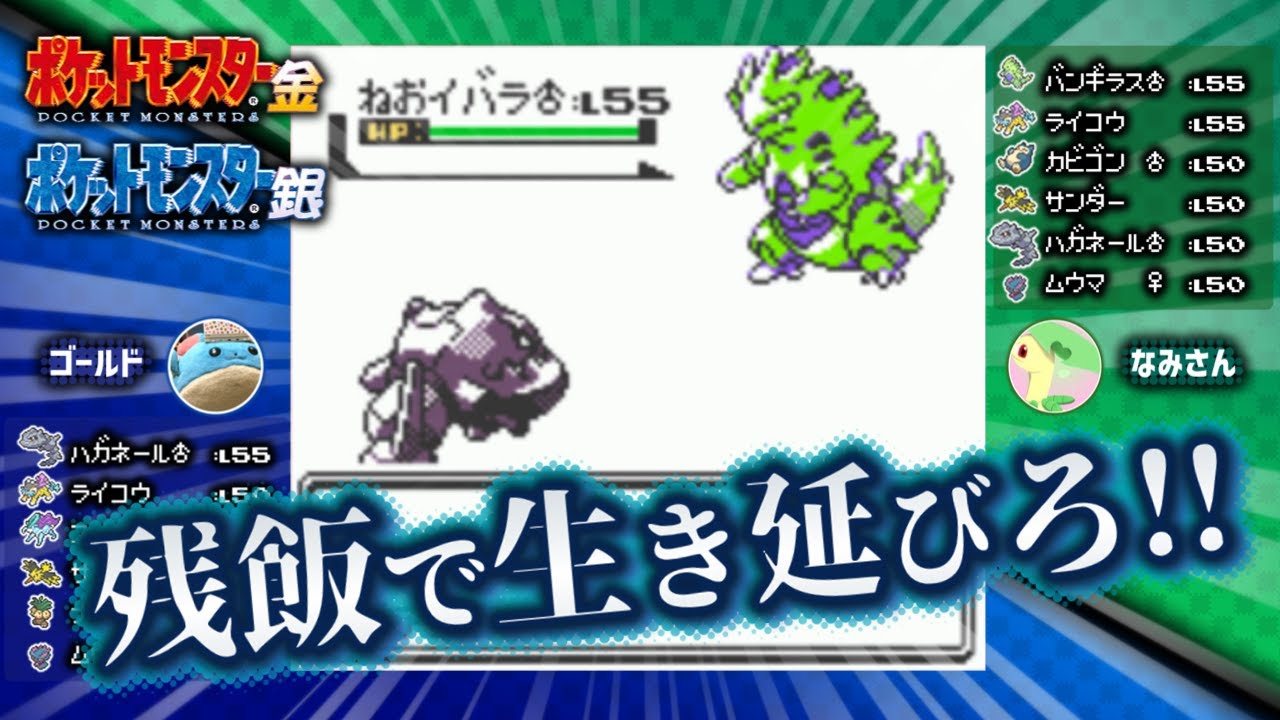 【ポケモン金銀VC／ヒストリア杯2024】第10.75回ヒストリアカップ 『ゴールドV.S. なみさん』