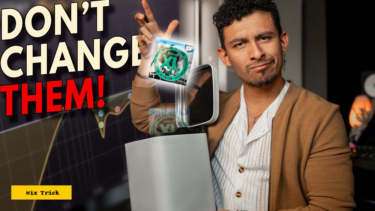 Почему вам НЕ СТОИТ менять струны на гитаре (хитрость продюсера)