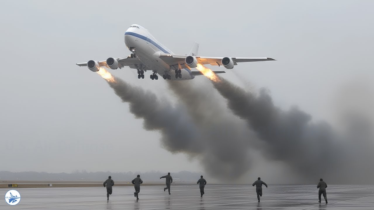 U.S. 'Doomsday Plane' Finally Takes Off at Full Speed, Shocking Russia