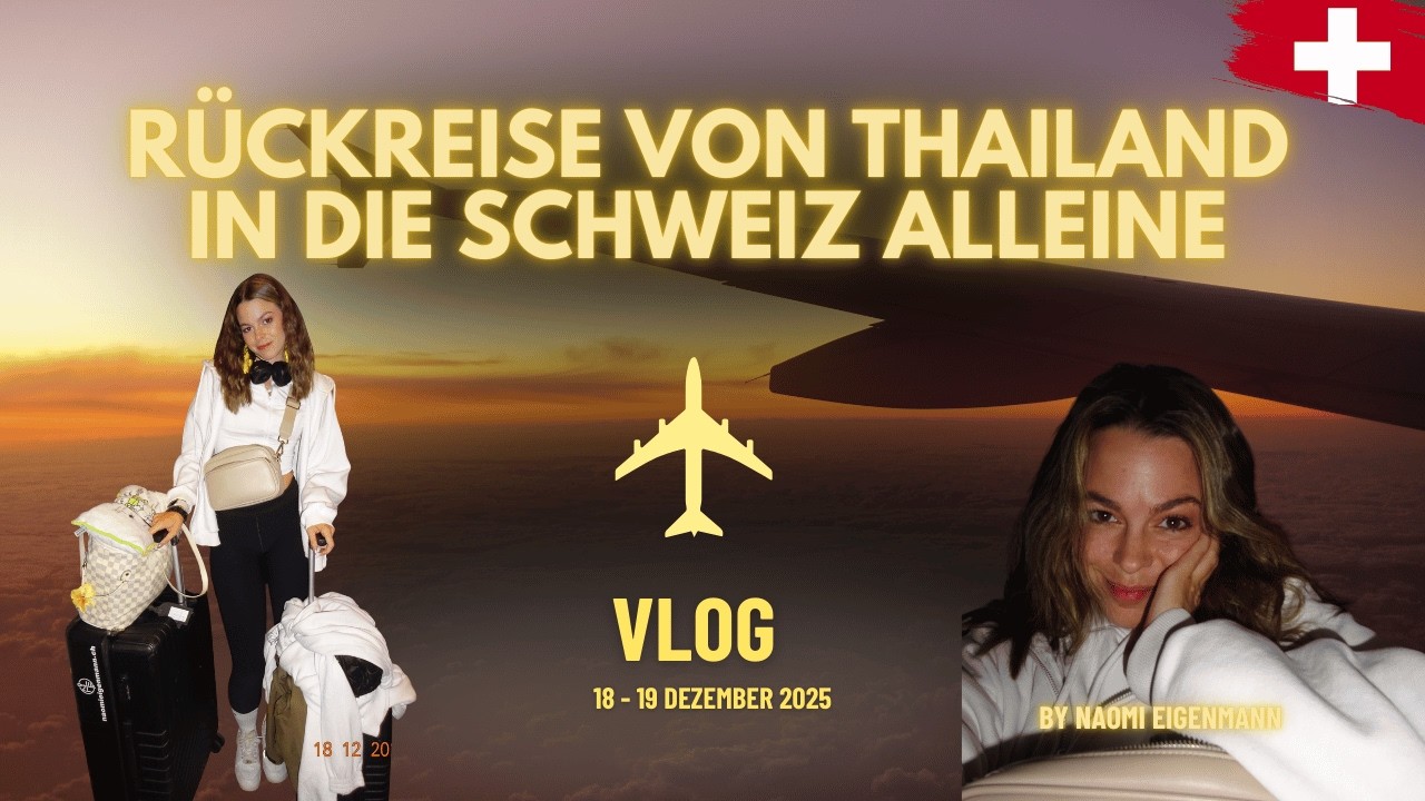 VLOG - Und plötzlich sitze ich 11 Stunden alleine im Flieger - Mein Abschied von Thailand 🇹🇭