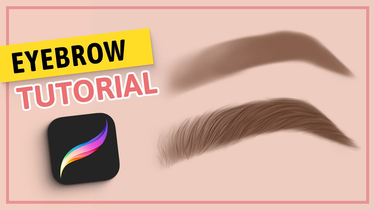 Draw Realistic Eyebrows in Procreate | Quick Tutorial