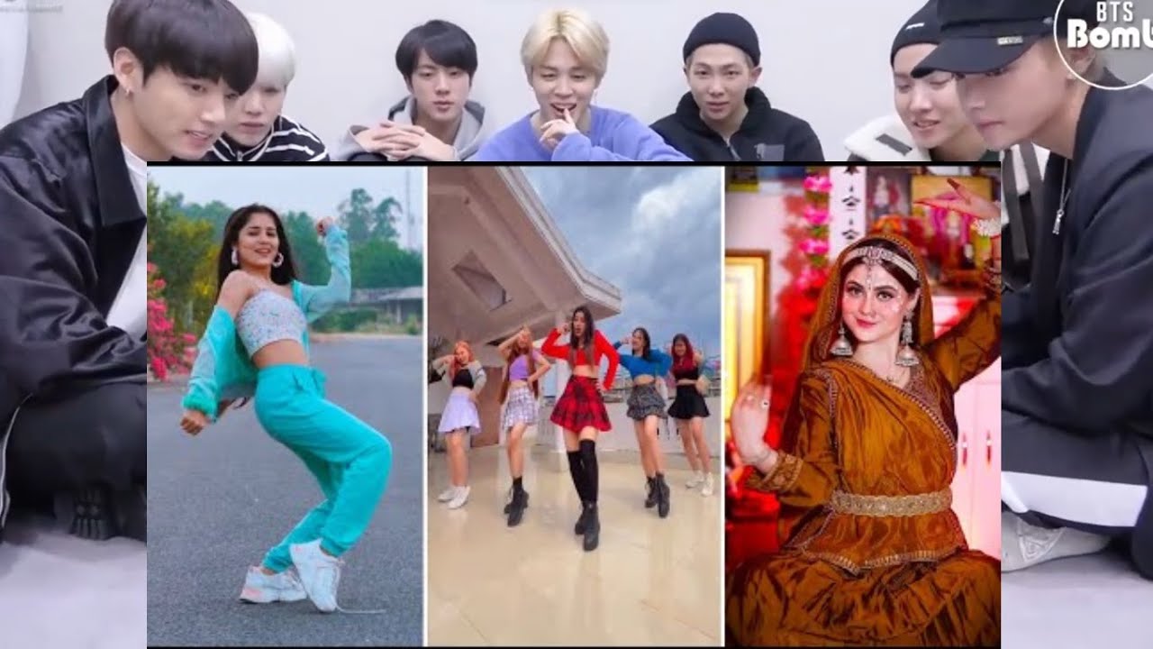 BTS REACTION Must Watch New Song Dance Video|| Jannat zubair, Anushka sen Tiktok Best Dancers Video