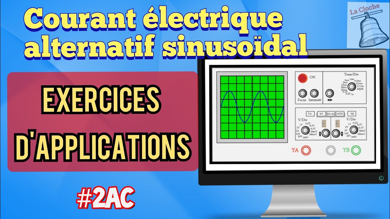 2AC BIOF☆exercices☆courant alternatif sinuso&iuml;dal~