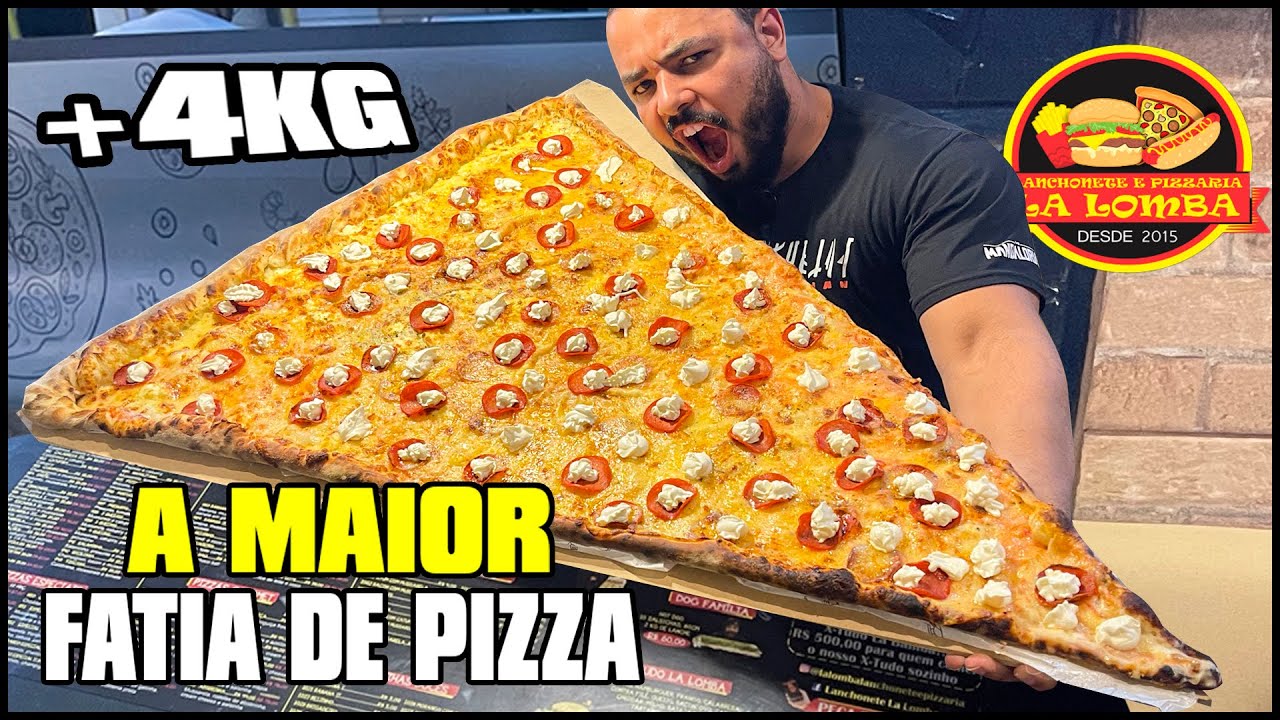 DESAFIO DA MAIOR FATIA DE PIZZA DO BRASIL