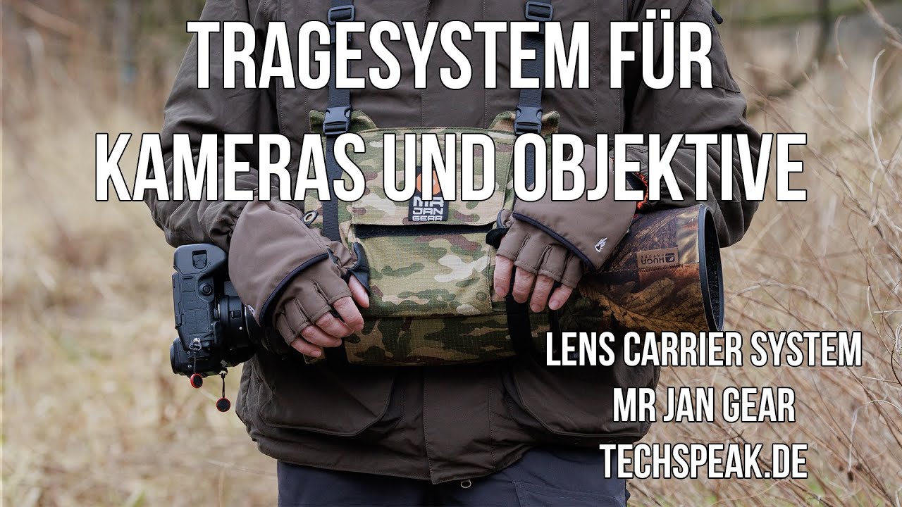 Tragesystem für Kameras und Teleobjektive - Lens Carrier System - Mr Jan Gear