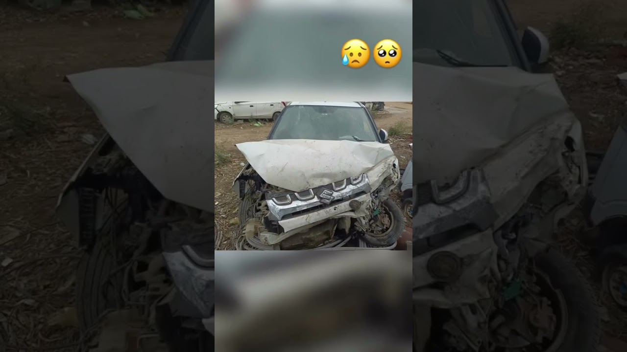Brezza accident 😢 #shorts #youtubeshorts #shortsfeed
