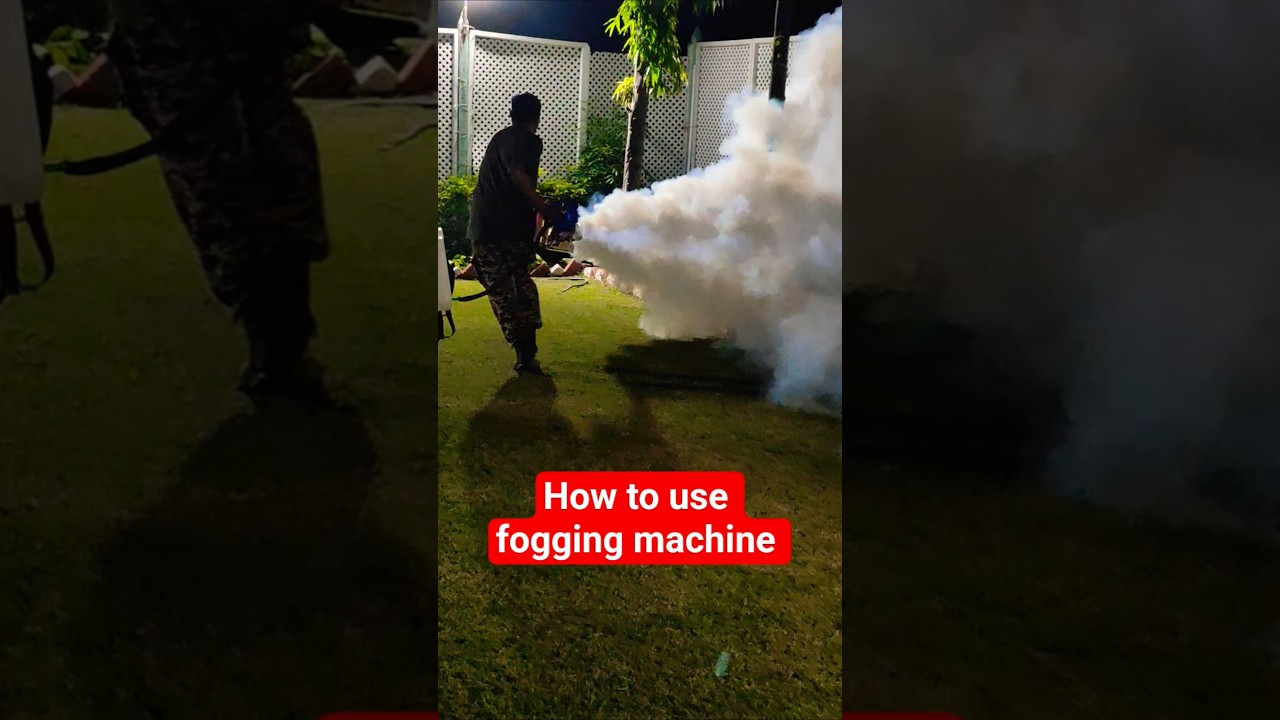 How to use fogging machine 
