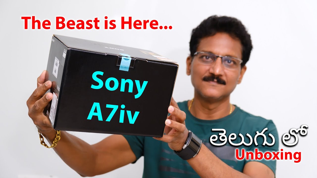 Sony A7iv Full Frame Camera😱Unboxing in Telugu...