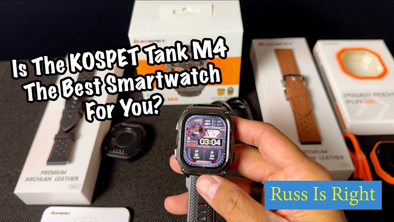 KOSPET Tank M4 - “Best Rugged Smartwatch 2025?”