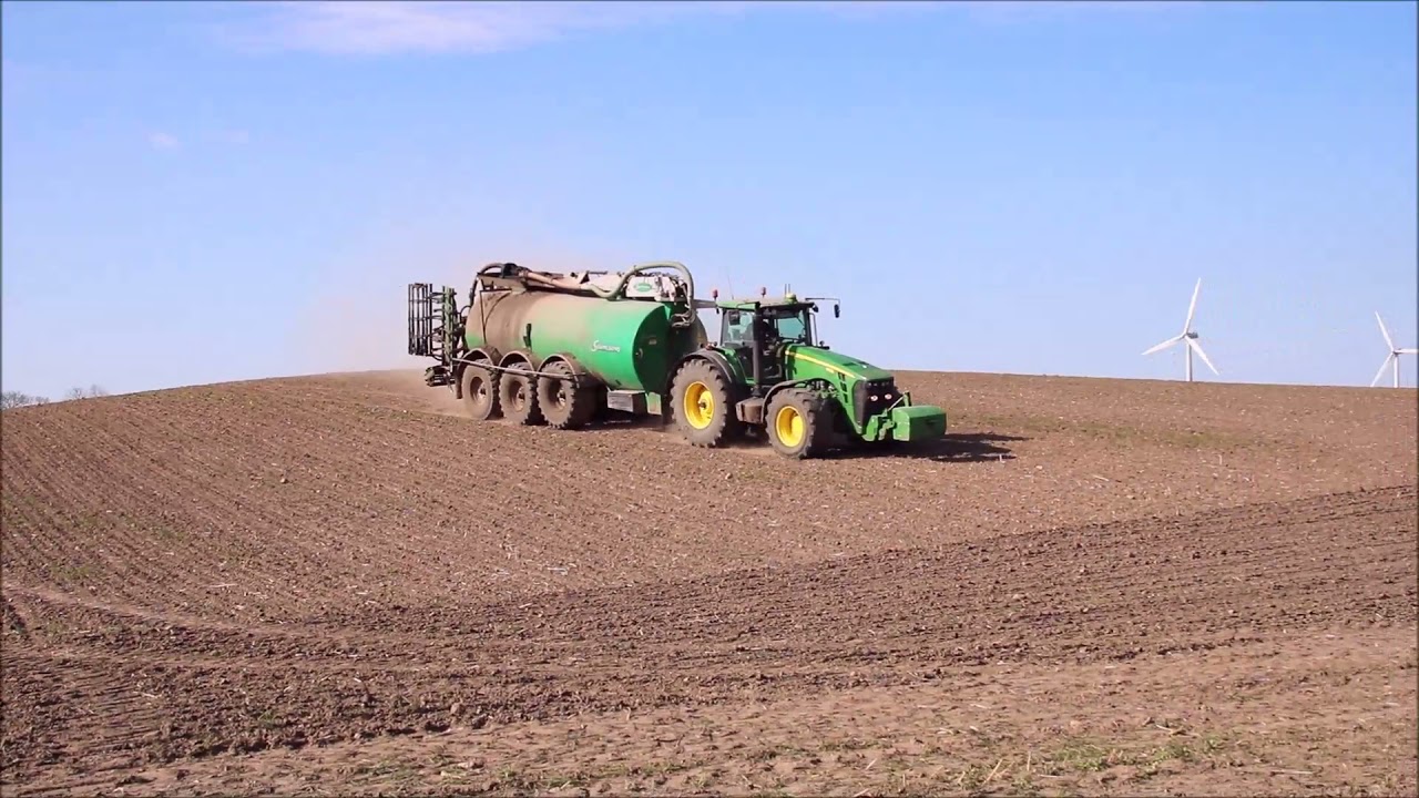 John Deere 8430 + Samson PG 25 (Engine sound) Part 2