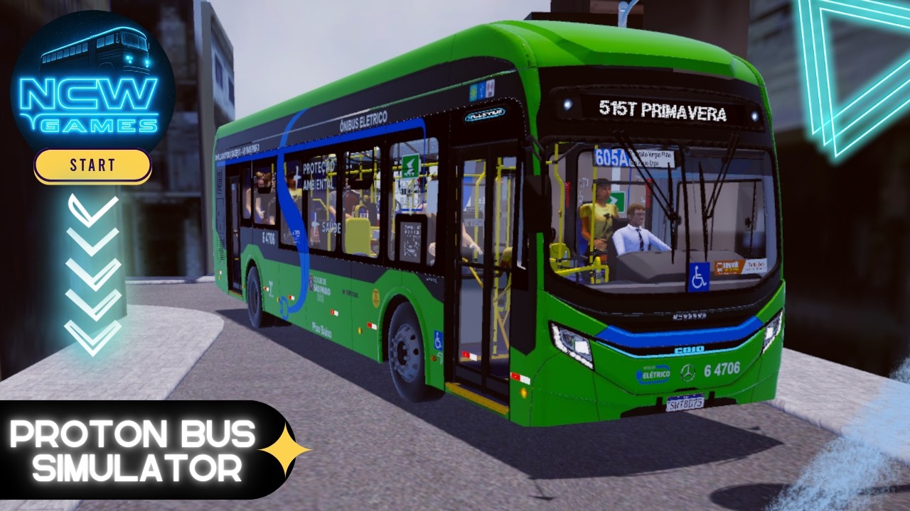 515T-10 Primavera | Proton Bus Simulator | Caio eMillennium Mercedes-Benz EO-500U Padrão SPTrans