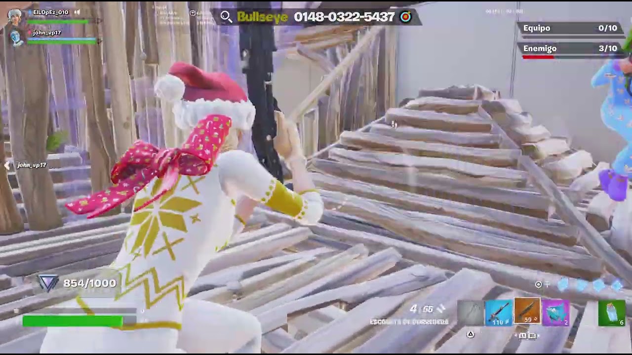 Sacando clips en fortnite 