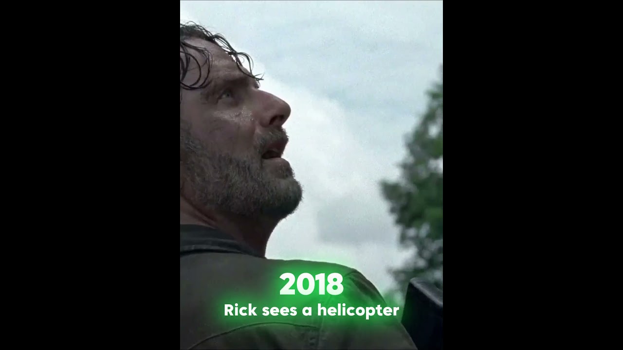 Rick grimes sees a helicopter | The Walking Dead: The Ones Who Live |  #thewalkingdead