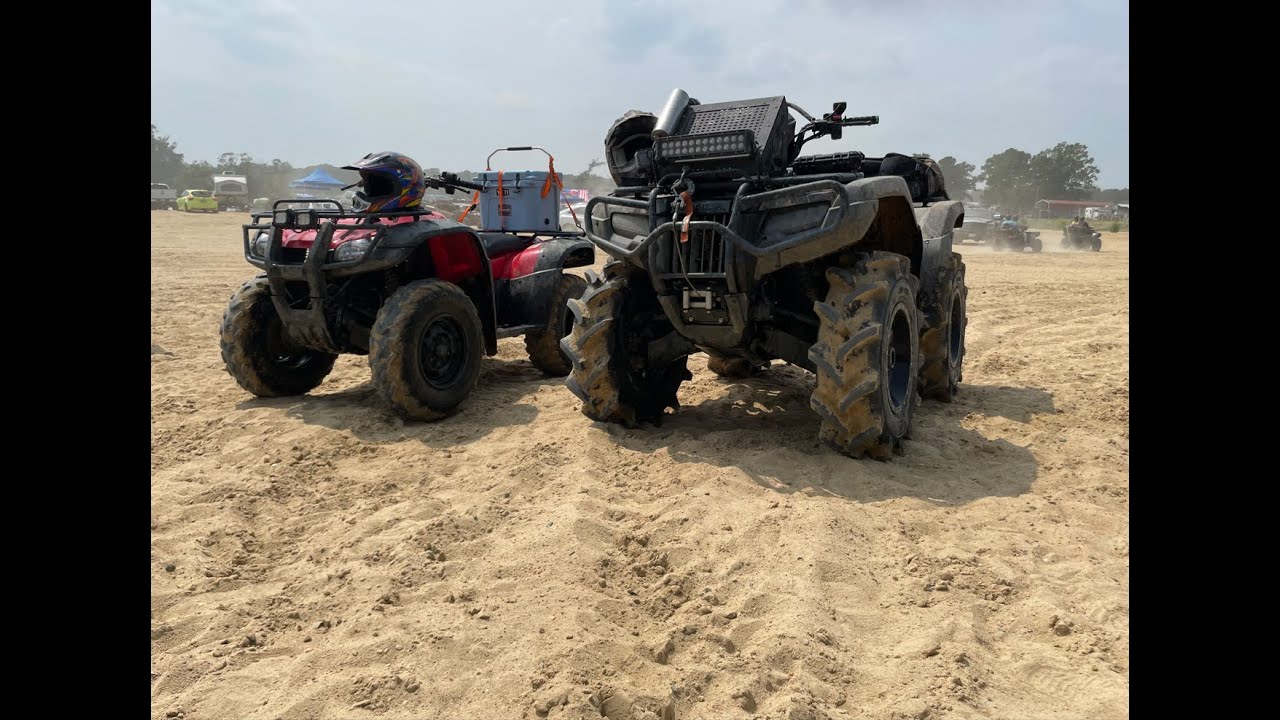 Breaking in the Hondas!