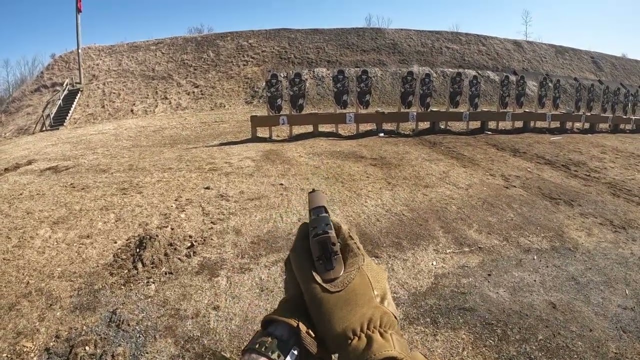 Shooting the C22 (Sig P320) - CAF - Army/Navy Range Shoot