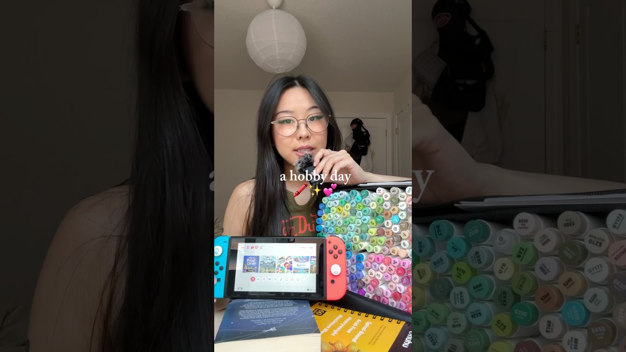 spend a hobby day with me! 🖍️✨