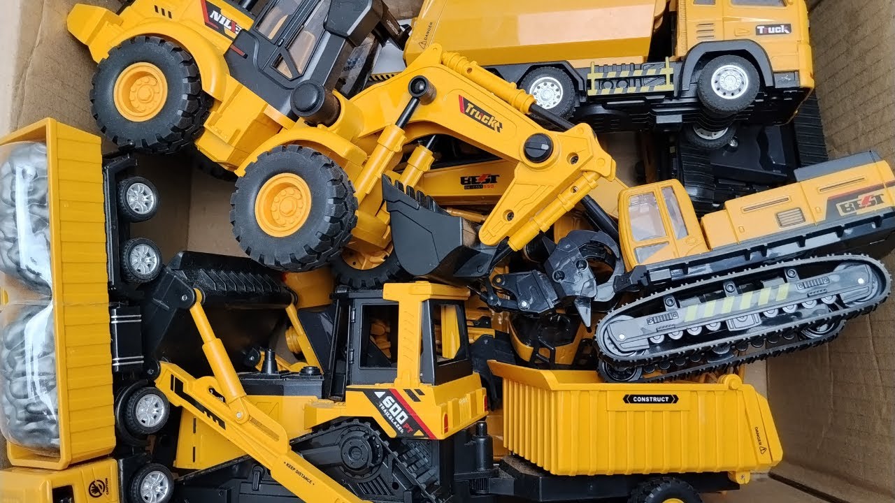 KABOLITE K350-200 DIGGER, MEGA RC TRUCKS, RC TRACTORS, RC MACHINES COLLECTION!! EXCAVATOR LESU ET30H