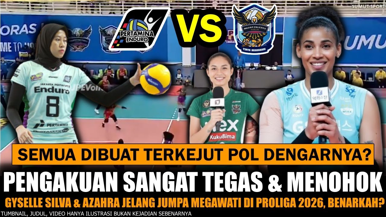 🏐 GEGER BESAR JELANG LAGA‼️Pengakuan JUJUR Rival Megawati Pertamina Enduro vs Medan Falcons?