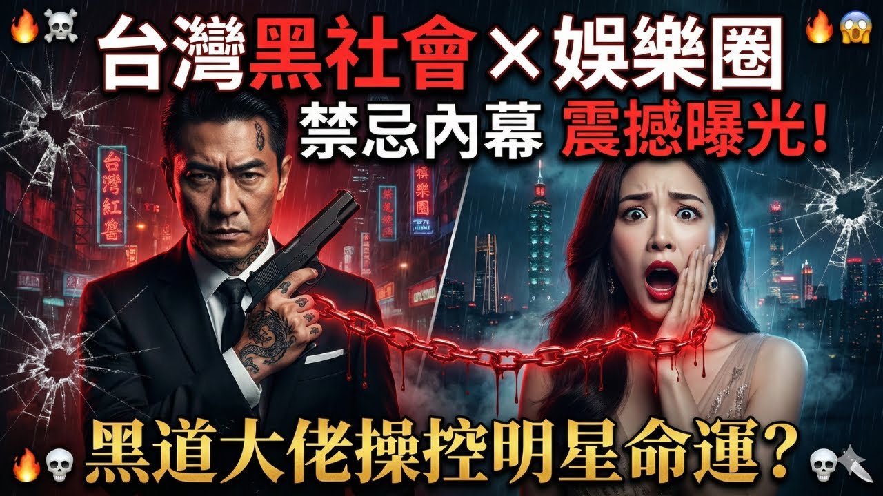 震撼！台灣黑社會與娛樂圈的禁忌內幕大曝光！黑道大佬明星隱秘聯盟揭秘