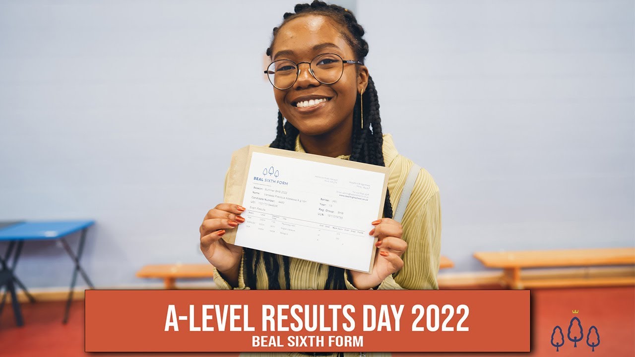 Beal Sixth Form - A LEVEL RESULTS DAY 2022