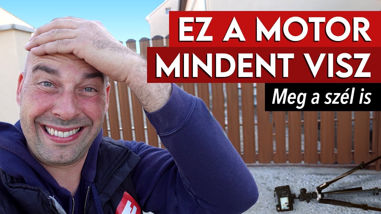 Nagyon erős tolókapu nyitó motor - akár 800 kg-ig - Allmatic Kalos 800 felszerelése és beállítása