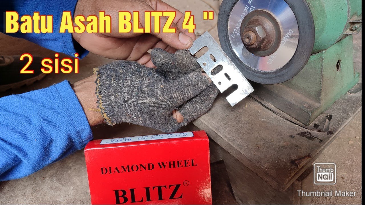 BLITZ Batu Asah Diamond 2 sisi 4 inch | Diamond Wheel BLITZ | Woodworking | Nina Taristiana