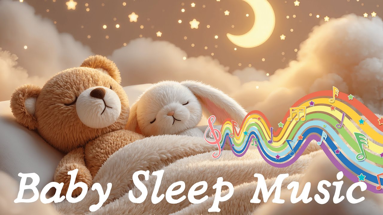 Soothing Baby Music 🎵 Mozart Brahms Lullaby Sleep Instantly in 3 Minutes, Beat Insomnia 🌙