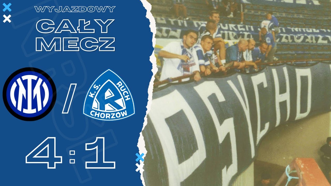 28.09.2000 INTER MEDIOLAN - RUCH CHORZÓW 4-1 - cały mecz
