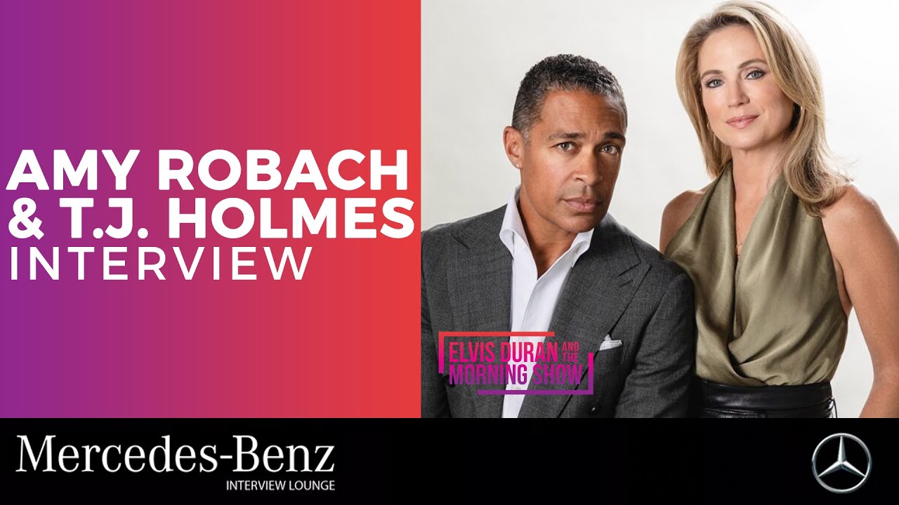 Amy Robach and T.J. Holmes On Being Friends For Years First Before Dating | Elvis Duran Show