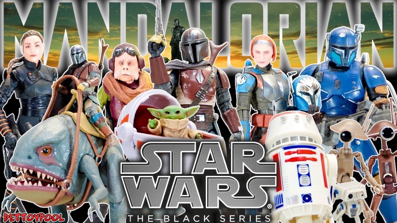 【スターウォーズ ブラックシリーズ】今更ながらマンダロリアンのドラマを見てハマったのでフィギュア大量に開封していきます！！