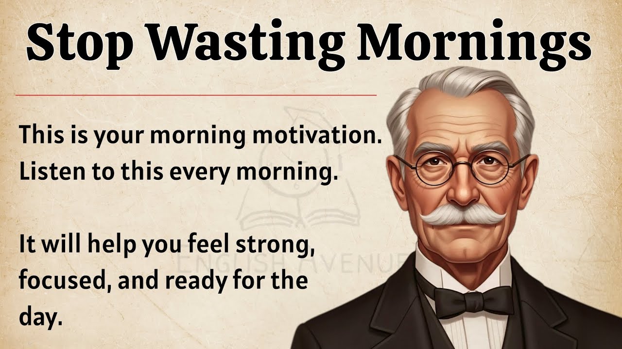 Listen This Every Morning || Morning Motivational Video 🔥 || Improve Your English Fluency ✅️ 