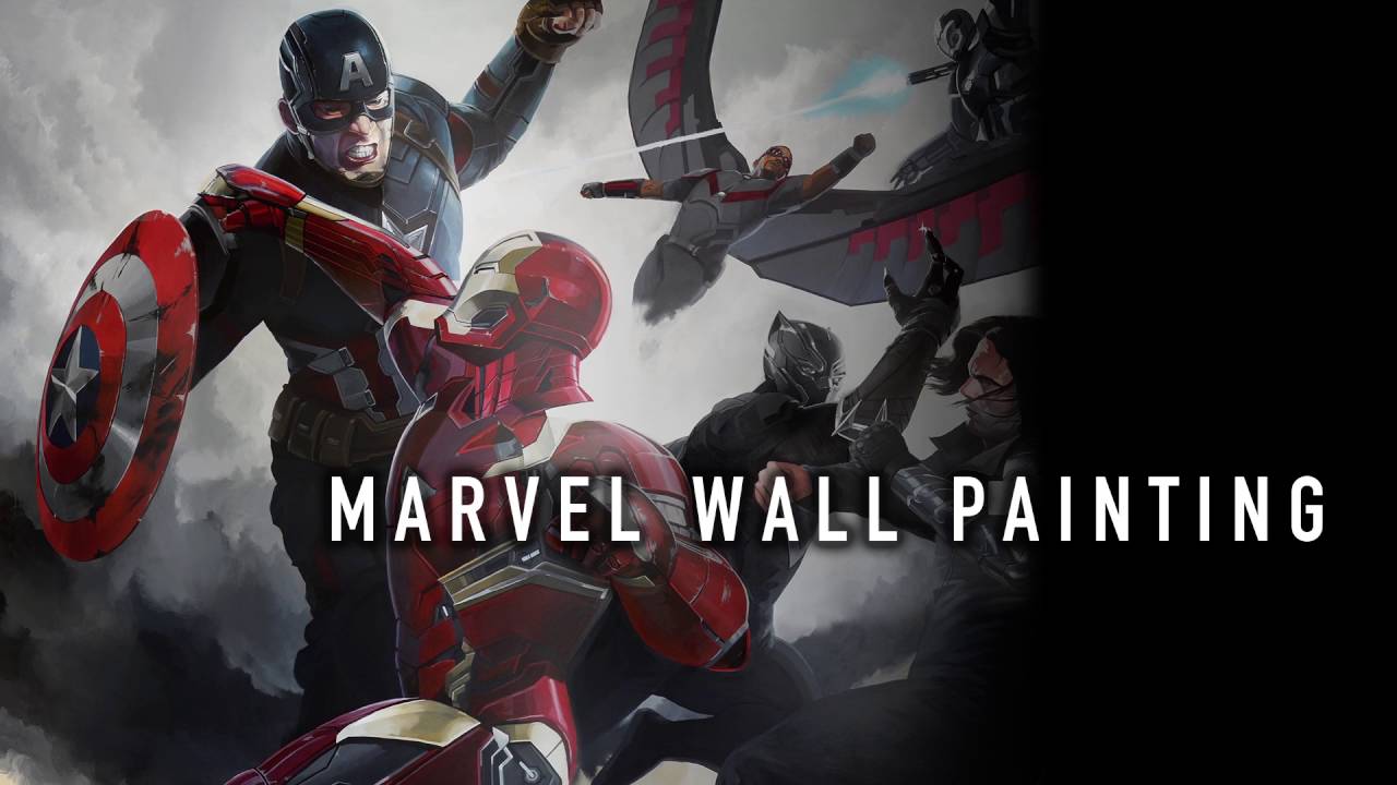 Marvel Wall Painting