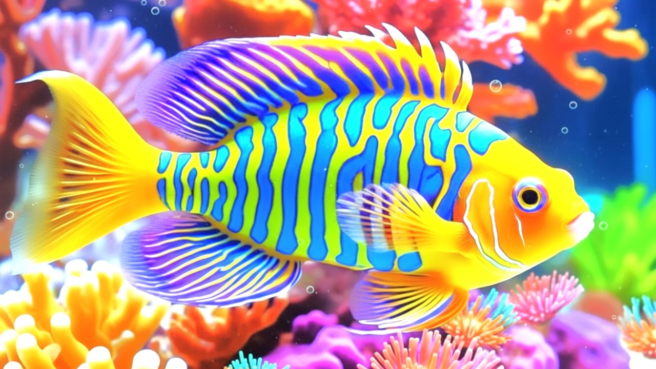 The Best 4K Aquarium - Dive Into The Mesmerizing Underwater Realm, Sea Jellyfish