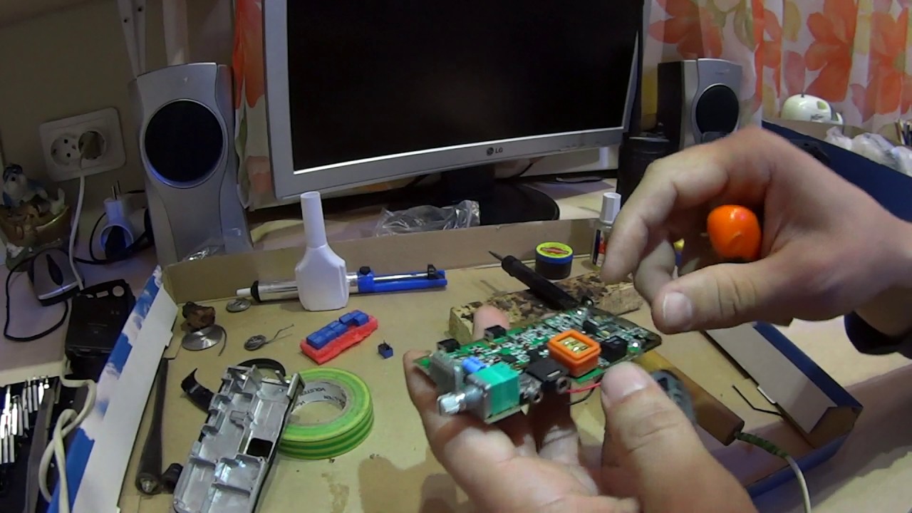 Repair, disassembly of radio Vector Vector VT 44 H