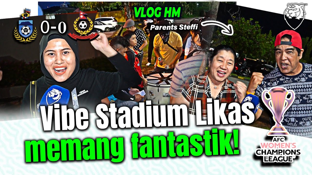 Vibes Stadium Likas memang fantastik! Fans Sabah sanggup mandi hujan demi sumandak!
