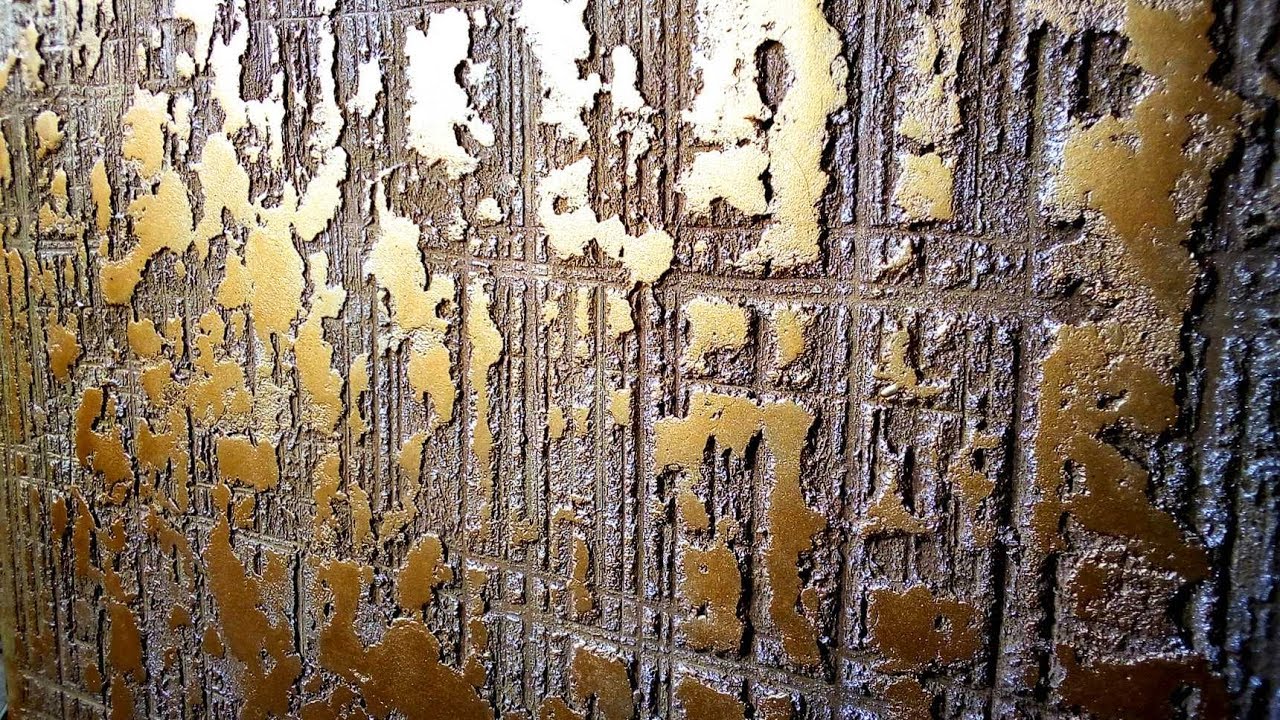 Простая и Дешевая  Декоративная Штукатурка из Обычной Шпаклёвки .Decorative plaster