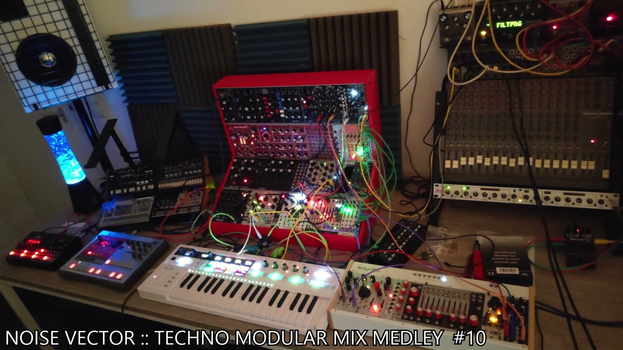 Noise Vector :: Techno Modular Mix Medley #10 [Juno 106, SY0.5, Plaits, Odessa, Crucible, el Cap]