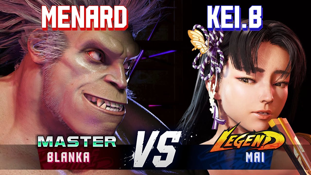 SF6 ▰ MENARD (Blanka) vs KEI.B (Mai) ▰ High Level Gameplay