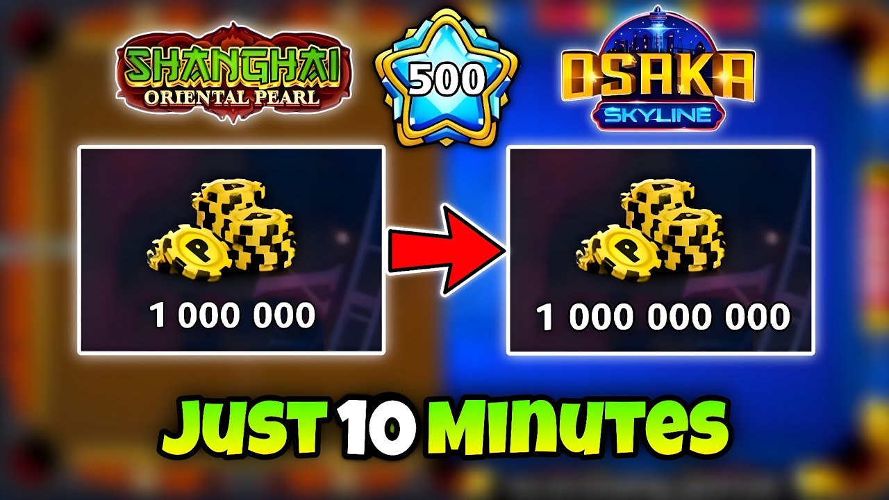 8 ball pool - 500 Level ~ Million to Billion Coins 😱 |🔥 Seoul to Osaka Table 🔥 ~ DANISH 8BP YT