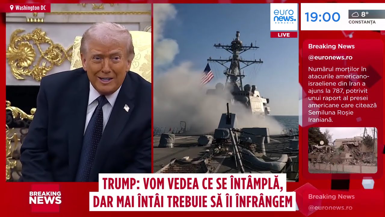 EDIȚIE SPECIALĂ Știrile Euronews - ora 19:00 - 3 martie 2026