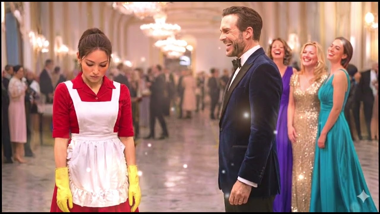 SI BAILAS EL VALS, YO LIMPIO EL SALÓN — RIÓ EL MILLONARIO, PERO LA EMPLEADA BRILLÓ COMO UNA ESTRELLA