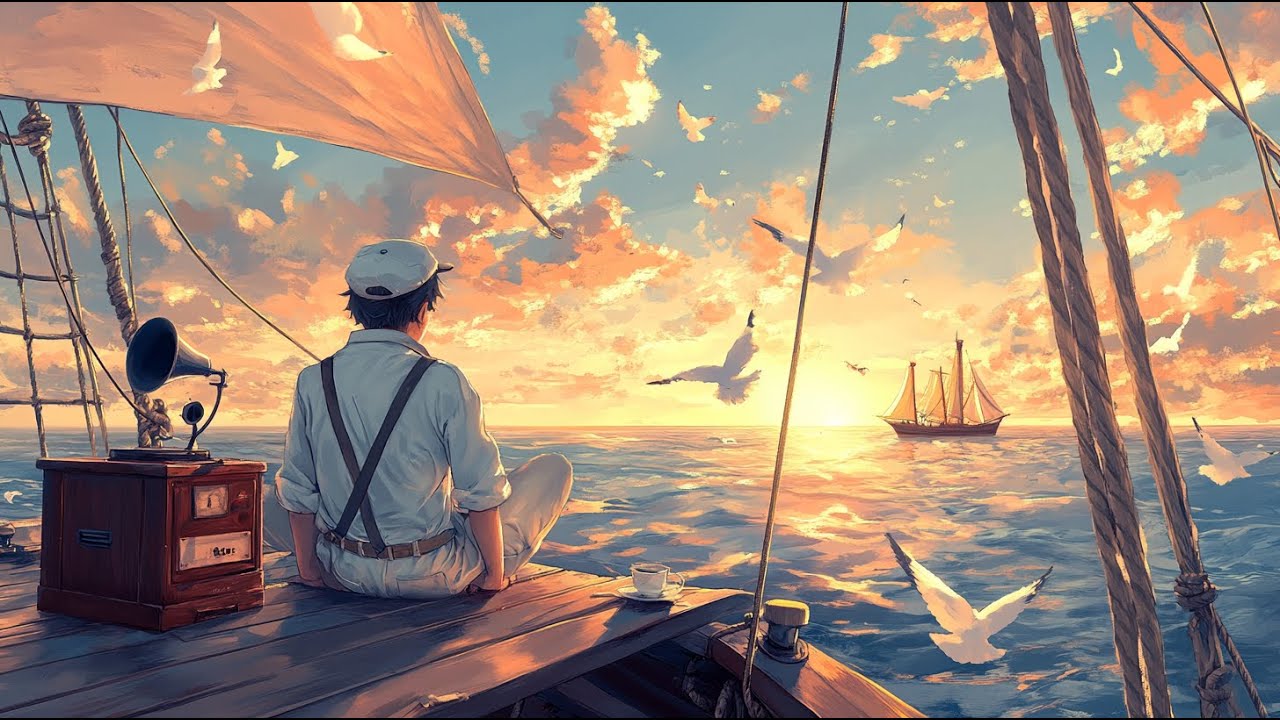 Lofi on the Open Sea ⚓ Sailor Vibes & Soft Ocean Ambience